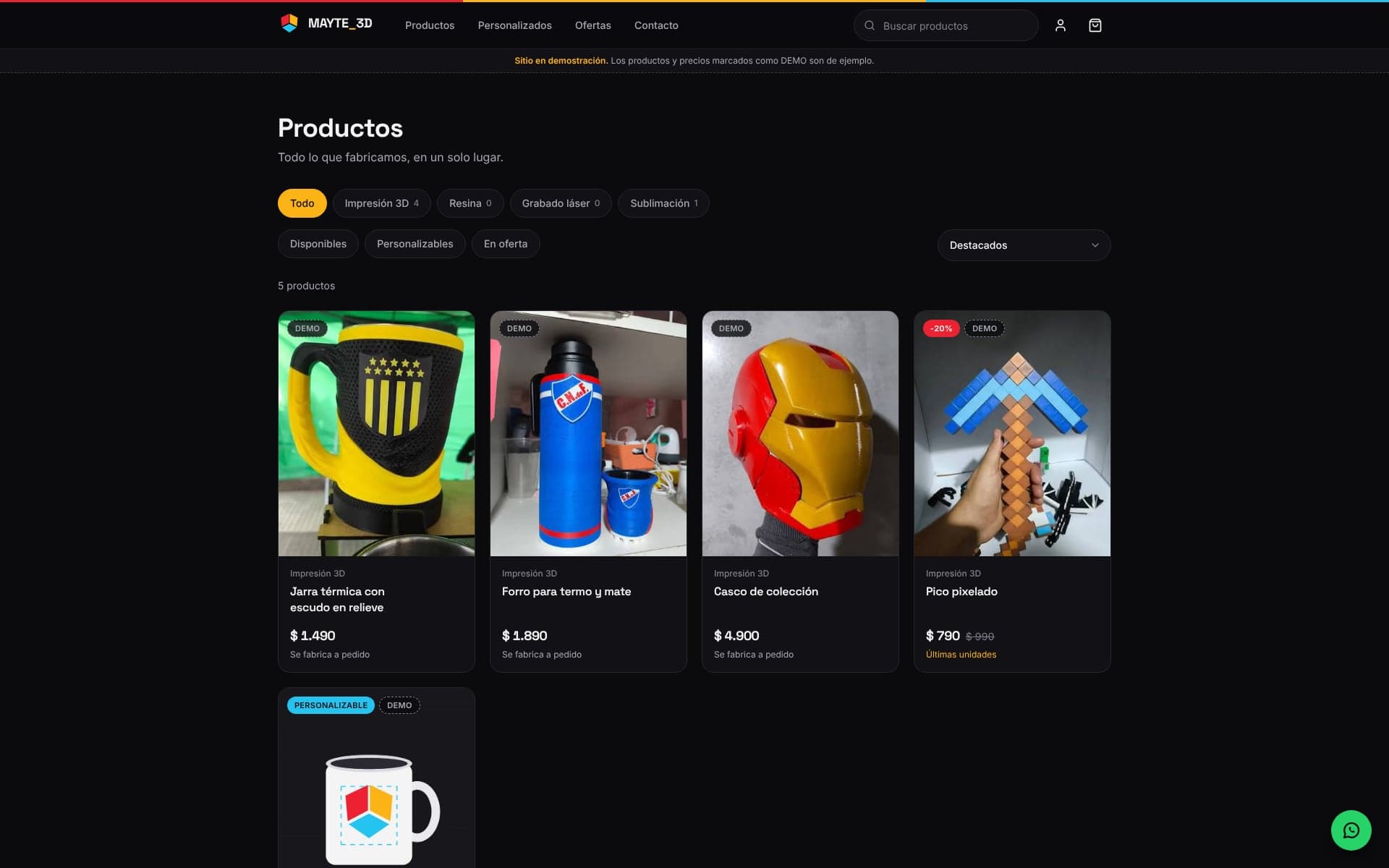 MAYTE_3D — catalogo
