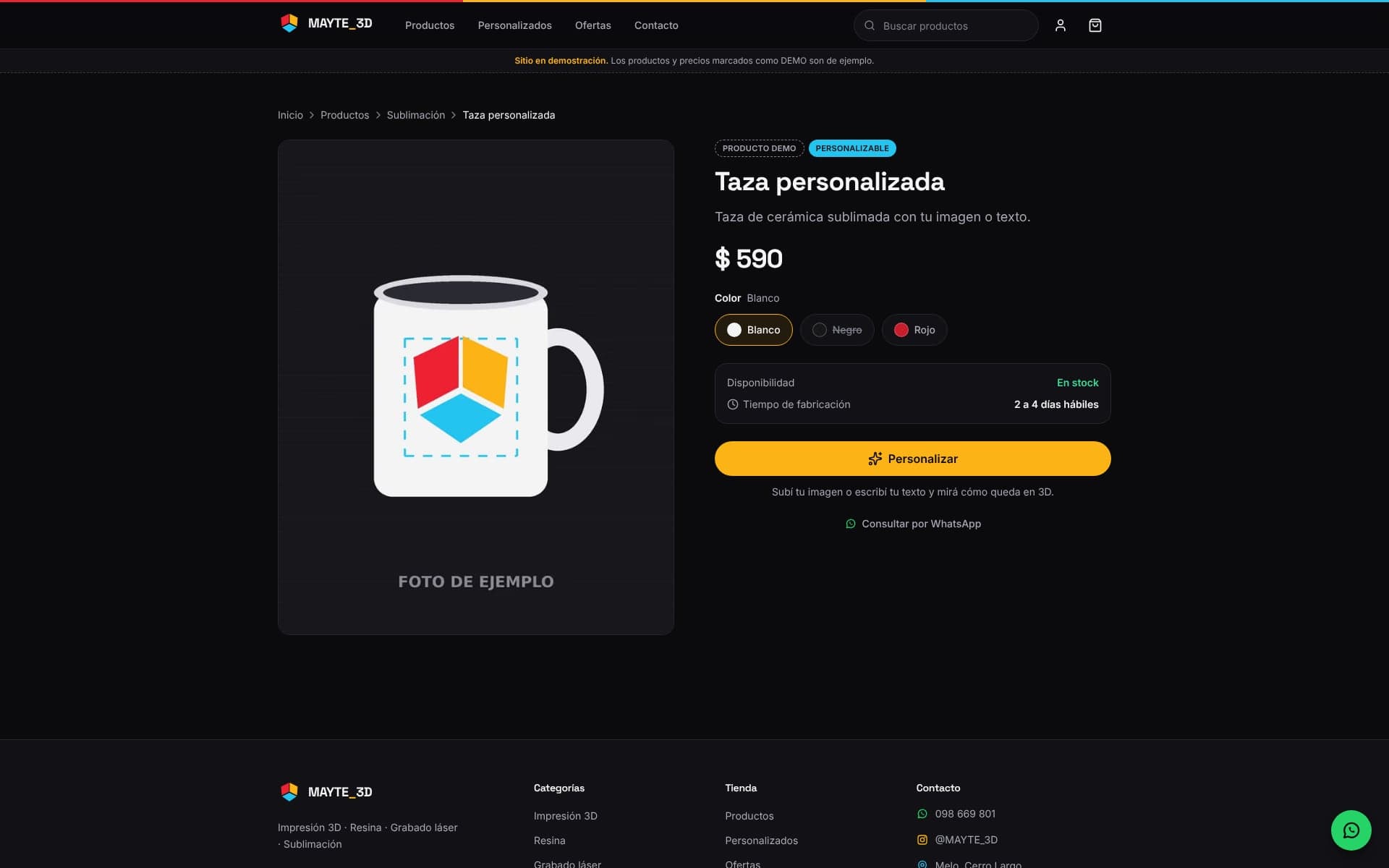 MAYTE_3D — producto